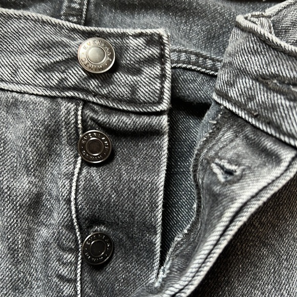 Everlane Women's Straight Leg Jeans - Dark Gray - Picture 3 of 6